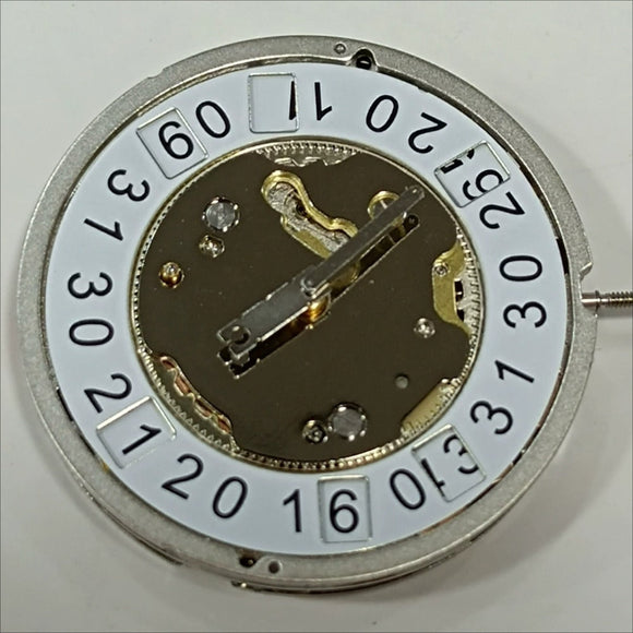 Swiss Made Ronda 5050B Quartz Movement 3 Hands Date At 6 Big Date