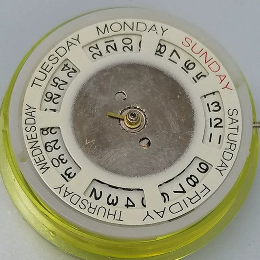 China Made 8205 8215 2813 mechanical watch movement with double calendar feature for repair and customization.