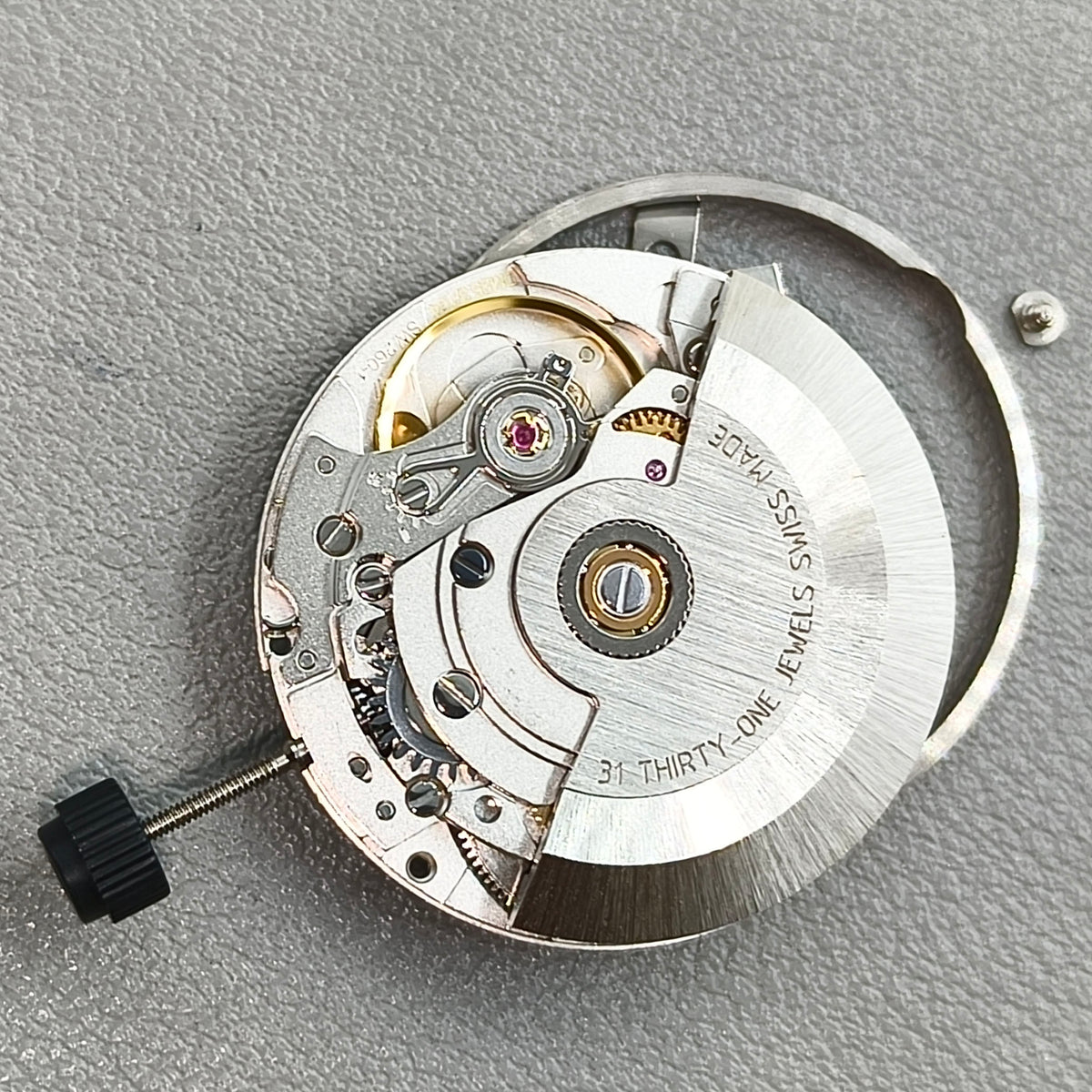 Swiss Original SW260-1 Mechanical Movement Silver Plated