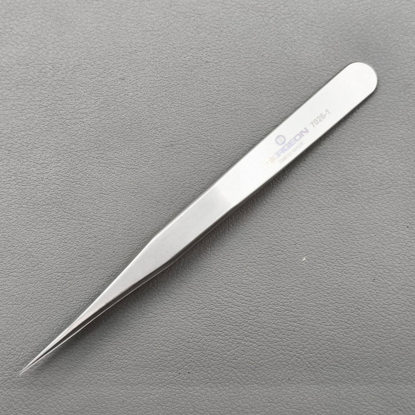 Bergeon 7026-1 Tweezer Antimagnetic Strong, Perfect Finish Replacement of 7024-1