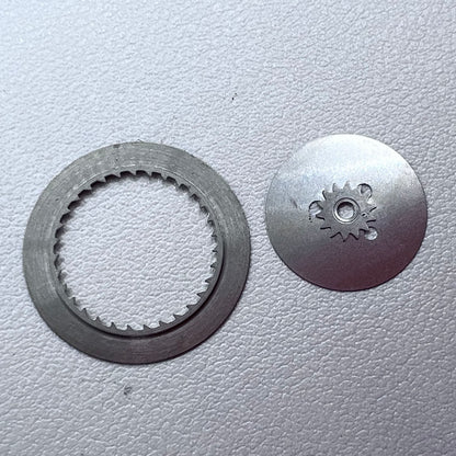 Silver Date/Week Disk Date Wheel Generic for Orient 46941 46943 Movement Date@3