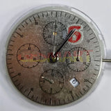 China Made 7750 White Single Calendar Mechanical Movement Small Second@3@6@9