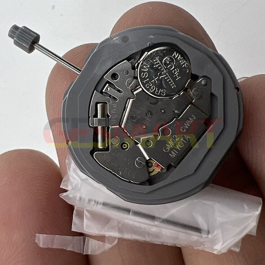 Miyota GM02 Japan quartz watch movement with date and day display, reliable GM00 replacement.