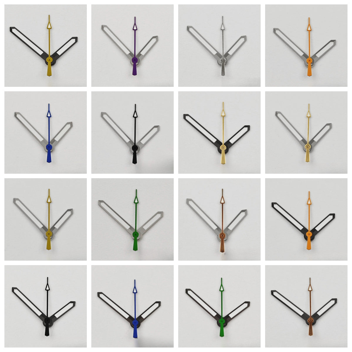 Multicolor Modified Watch Hands Green Luminous for NH34 NH35 4R35 NH36 4R36 7002