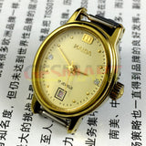 Manual Mechanical Lady Watch Imitation Diamond Nail 17 Jews Single Calendar@6