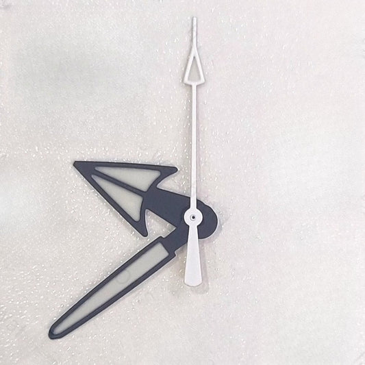 8X13X14mm Big Arrow Black Trime Watch Hands For NH35 NH36