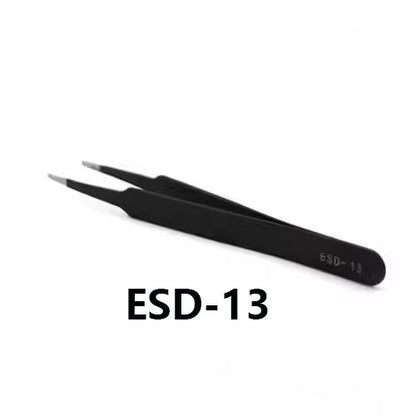 ESD Stainless Steel Tweezers Anti Magnetic Acid resistant and Corrosion-Resistant