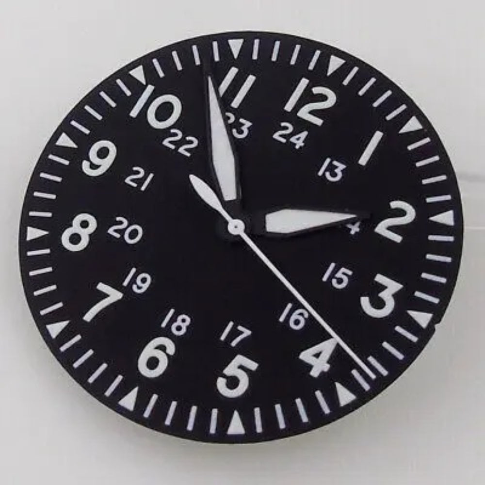 33.6mm Multicolor Watch Dial Fit For NH35AA NH36AA with Green Luminous Modified