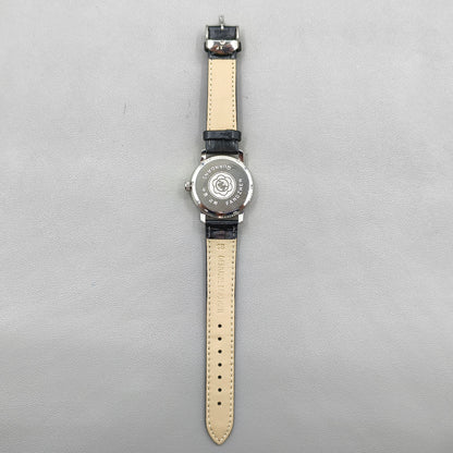 37mm China Baihua Black Strap Manual Mechanical Watch 19 Jews