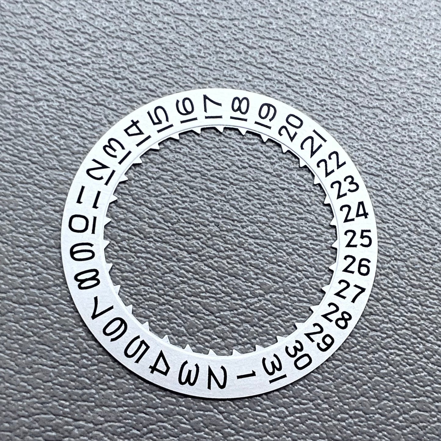White Date Disk Wheel for Japan Miyota 9015 Movement Date@3