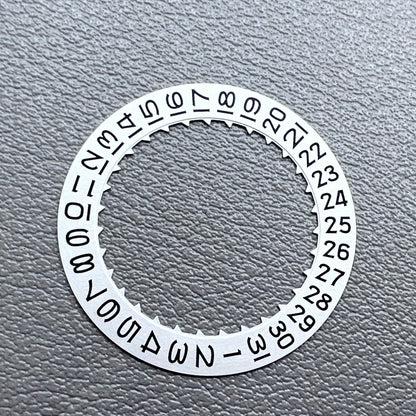 White Date Disk Wheel for Japan Miyota 9015 Movement Date@3