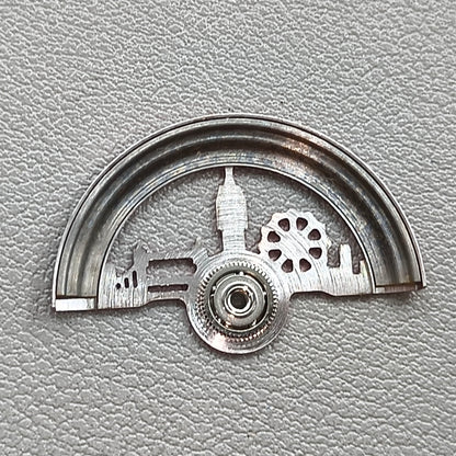 Modified Red Architectural Style Hollow Rotor Oscillating Weight for NH35 NH36