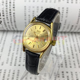 Round Case Golden Nail Single Calendar Seagull Manual Mechanical Ladies Watch