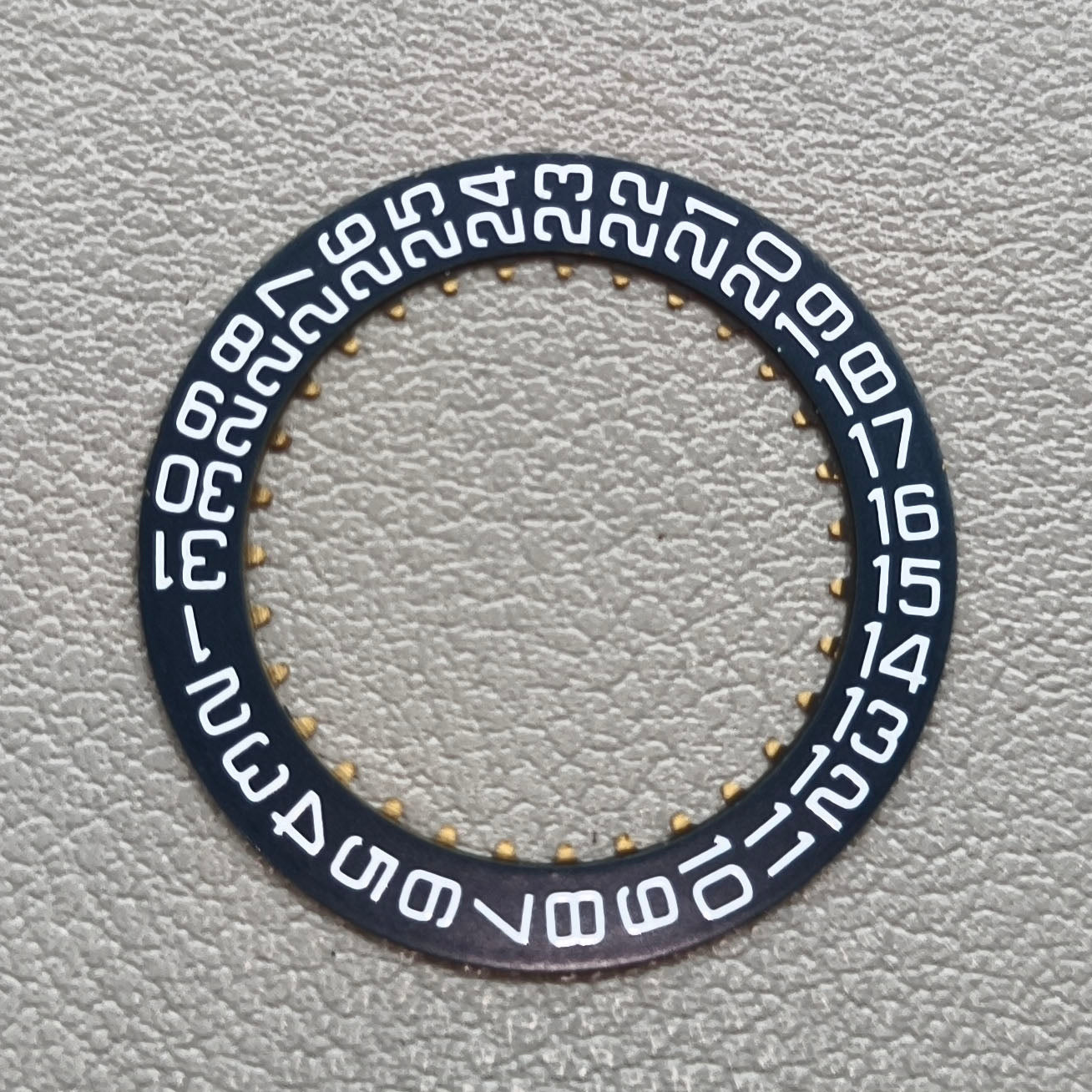Dark Blue+White Font Watch Date Disk Wheel Date Wheel for Dandong 7770 Date@3