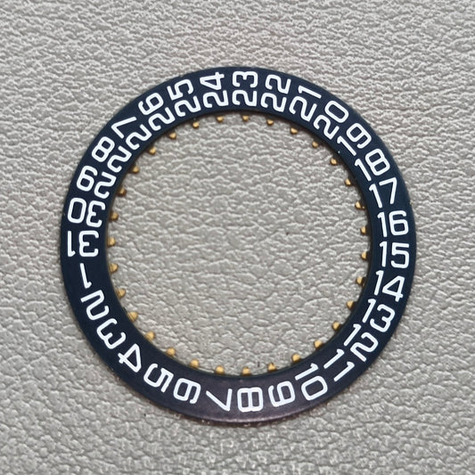 Dark Blue+White Font Watch Date Disk Wheel Date Wheel for Dandong 7770 Date@3