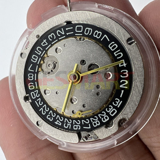 Seagull ST25 automatic watch movement with 2 hands and small seconds at 9 o'clock, China-made.