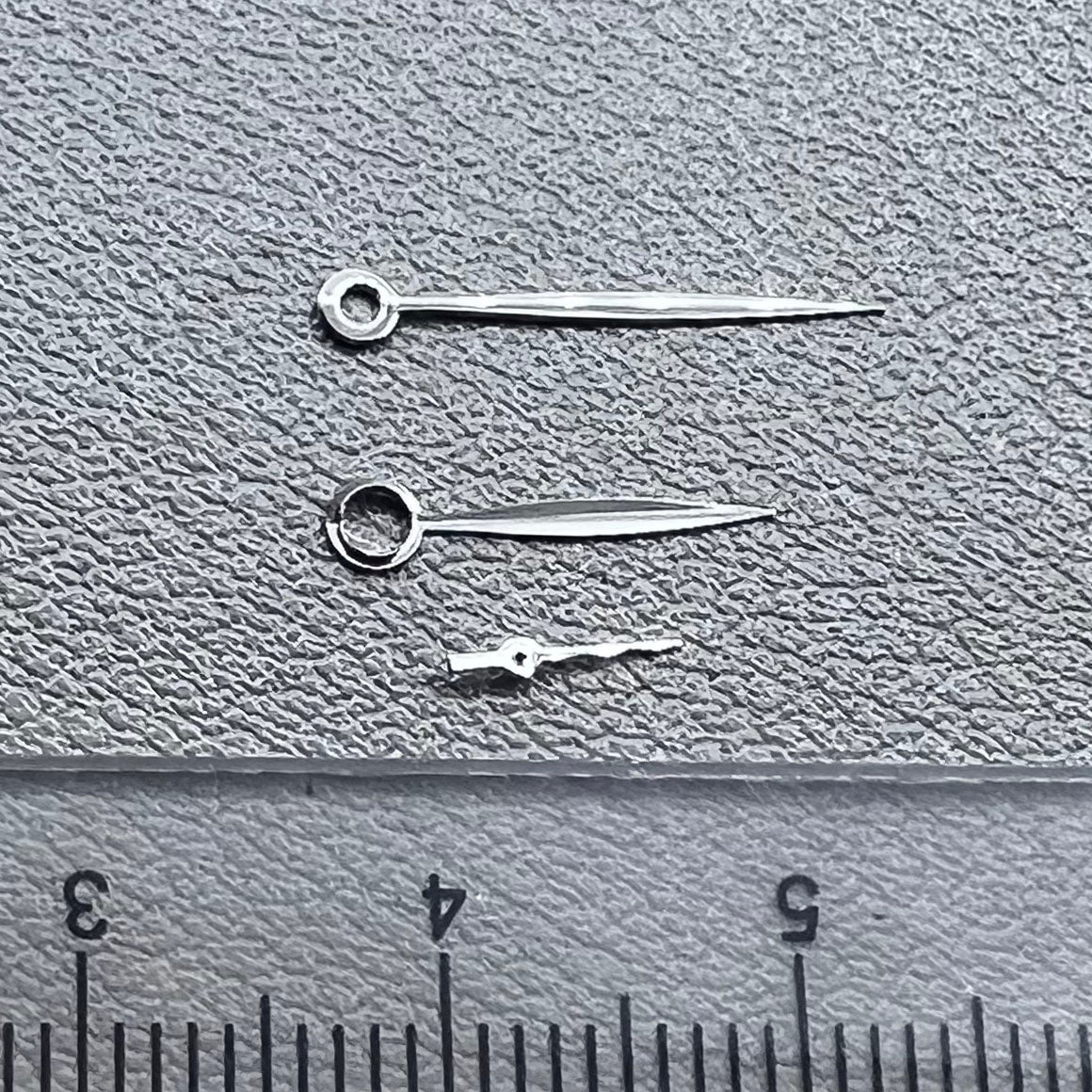 Leaf Shape Silver Willow Watch Hands for Seagull ST3600/ST3621/ETA6497/ETA6498