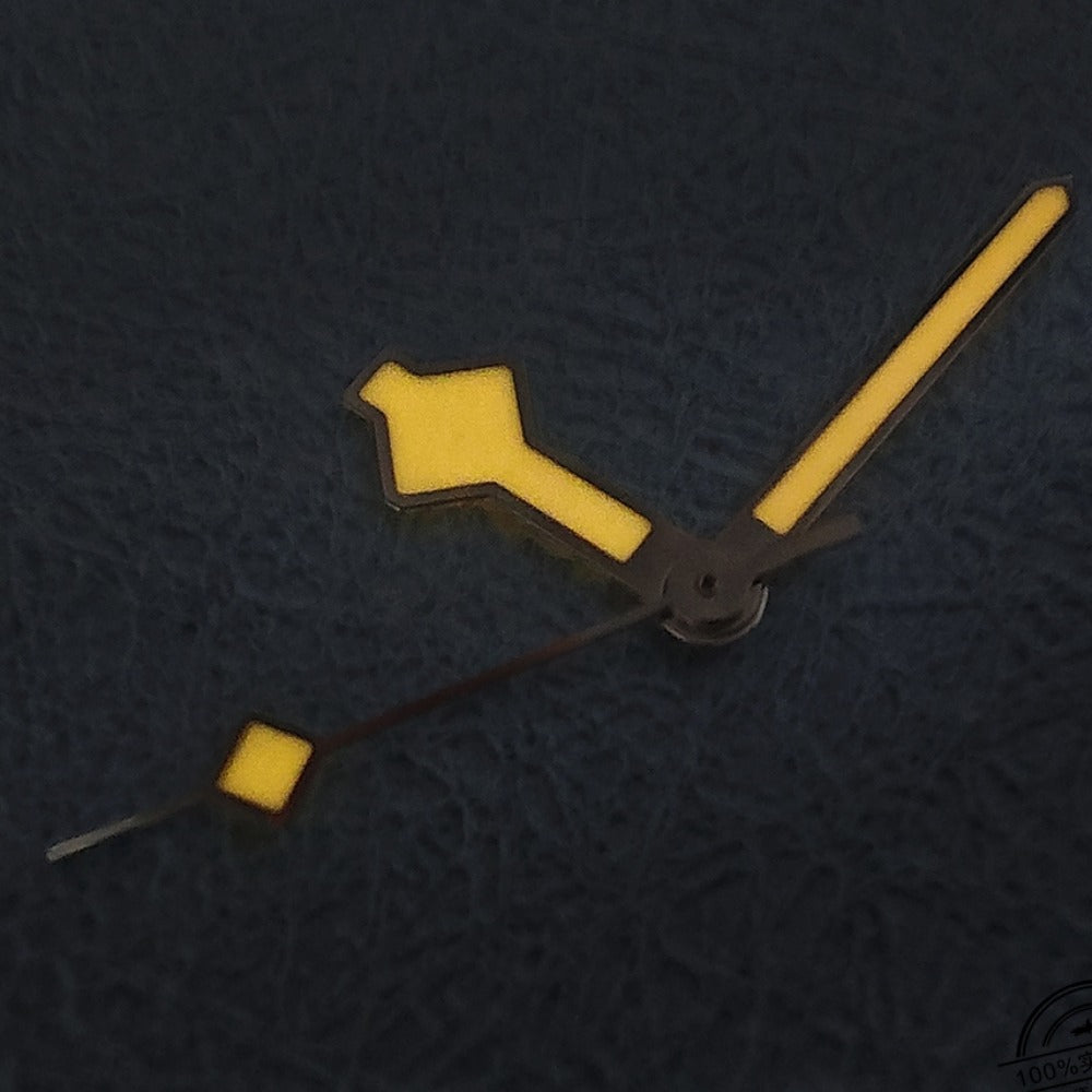 Snowflake shape C3 orange lume watch hands for NH34-NH70 movements.