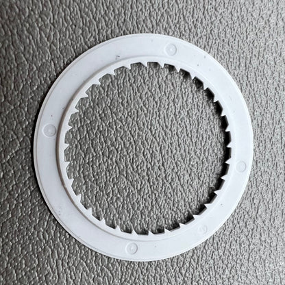 Roue de disque de date avec police spéciale blanche à 9 heures pour mouvement Miyota 8215