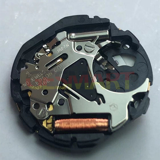 Hattori Epson TMI VX16E quartz watch movement, precision Japan-made mechanism for accurate timekeeping