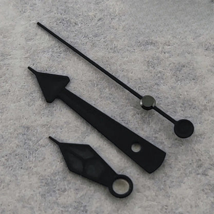 Modified Black Grey Watch Hands with Luminous For NH34/NH35/NH36/4R/7S Movement