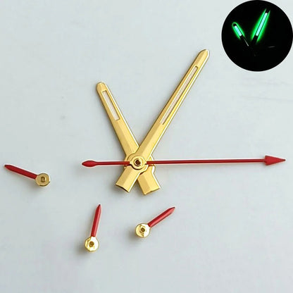 Green luminous watch hands for VK63 VK63A quartz movement, enhancing readability and style