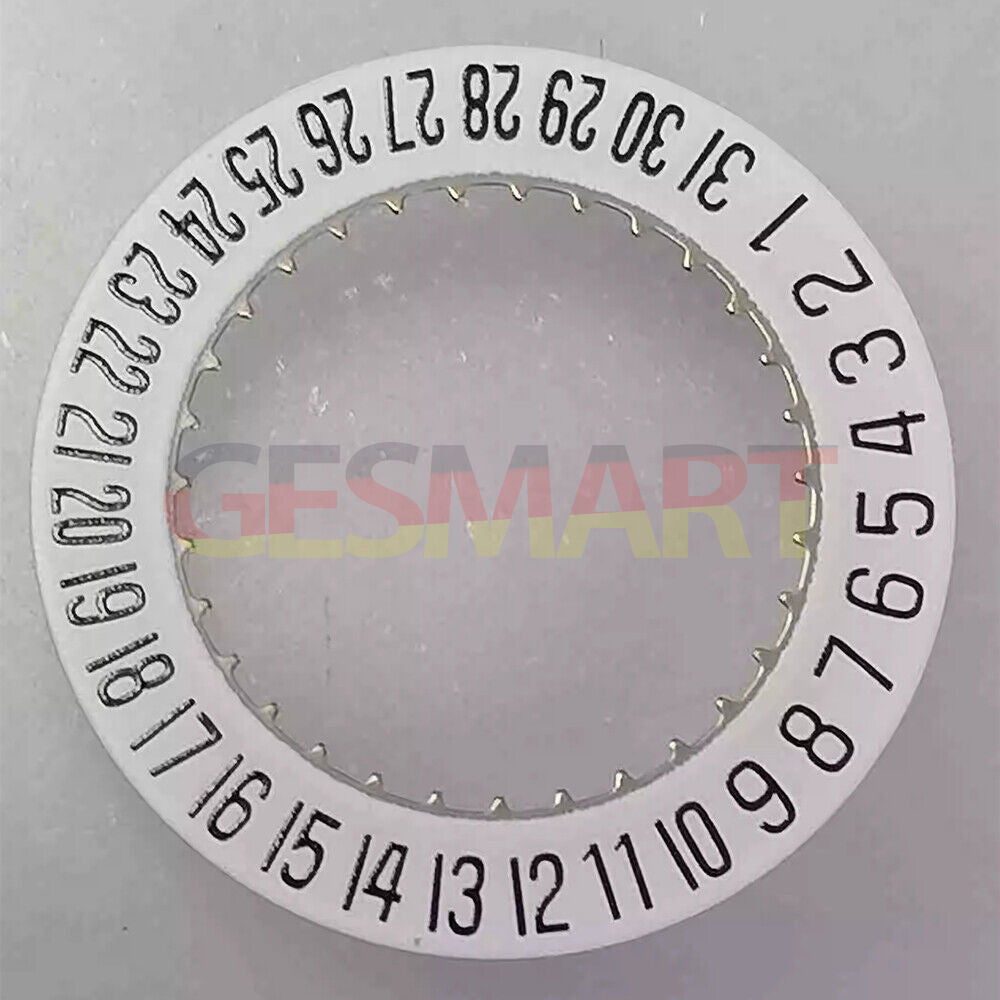 White date disk wheel showing date at 6 o?clock, compatible with ETA F04.111 watch movement.