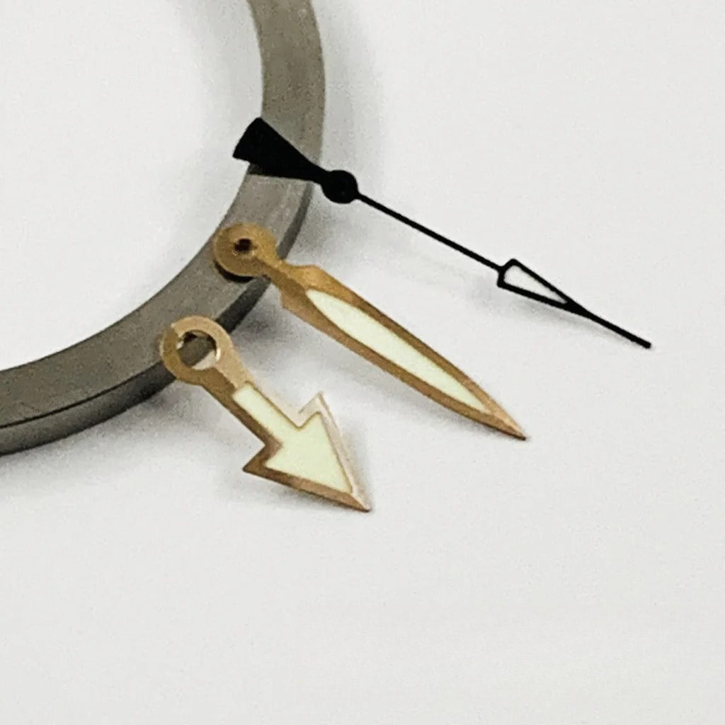 NH35 Silver Black Rose gold for NH35 NH36/4R/7S Green Luminous Watches Hands
