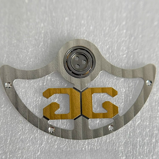 Hollow rotor oscillating weight for Glashutte39 watch movement, precise fit for repair.