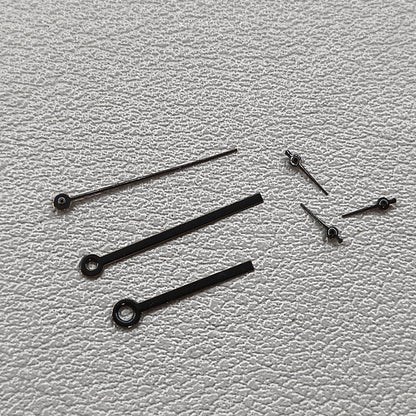 15mm Black Painted 6 Pins Watch Hands for Miyota OS10 OS20 OS30 Movement