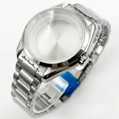 40MM Case Polish Bezel Watch Sapphire Crystal for NH34/35 NH36/37 NH38/39 NH70