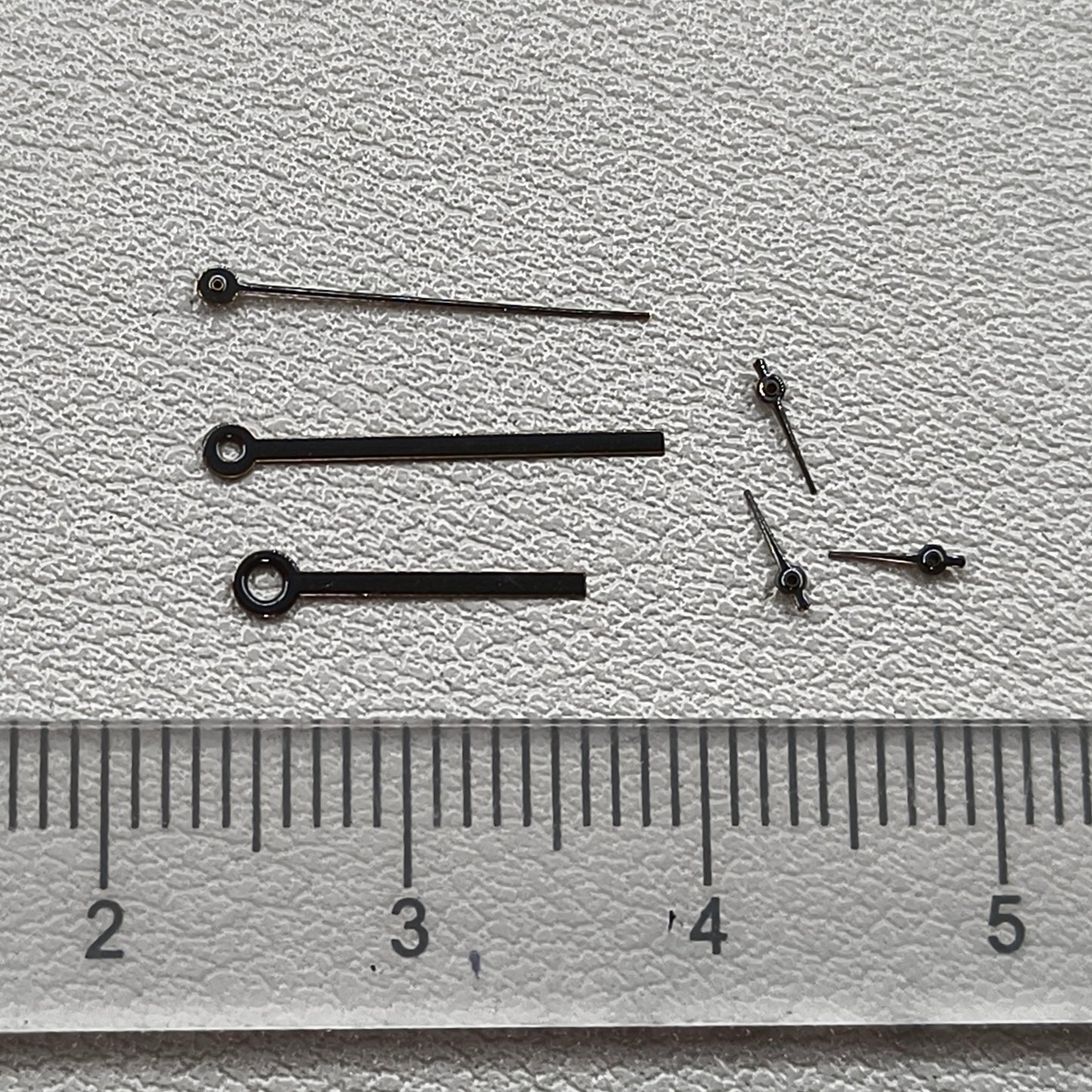 15mm Black Painted 6 Pins Watch Hands for Miyota OS10 OS20 OS30 Movement