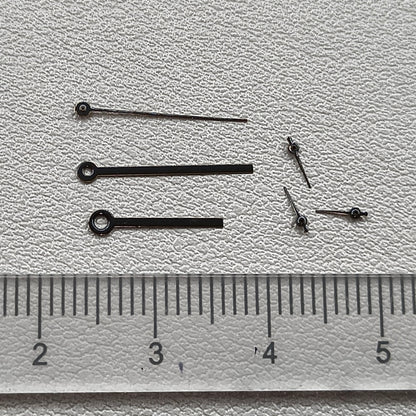 15mm Black Painted 6 Pins Watch Hands for Miyota OS10 OS20 OS30 Movement