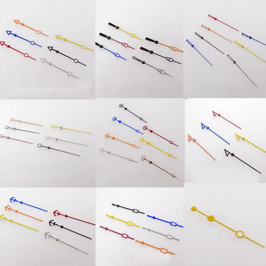 Green luminous wristwatch second hands for NH35 NH36 7s36 movements, colorful, high quality, brand compatible.