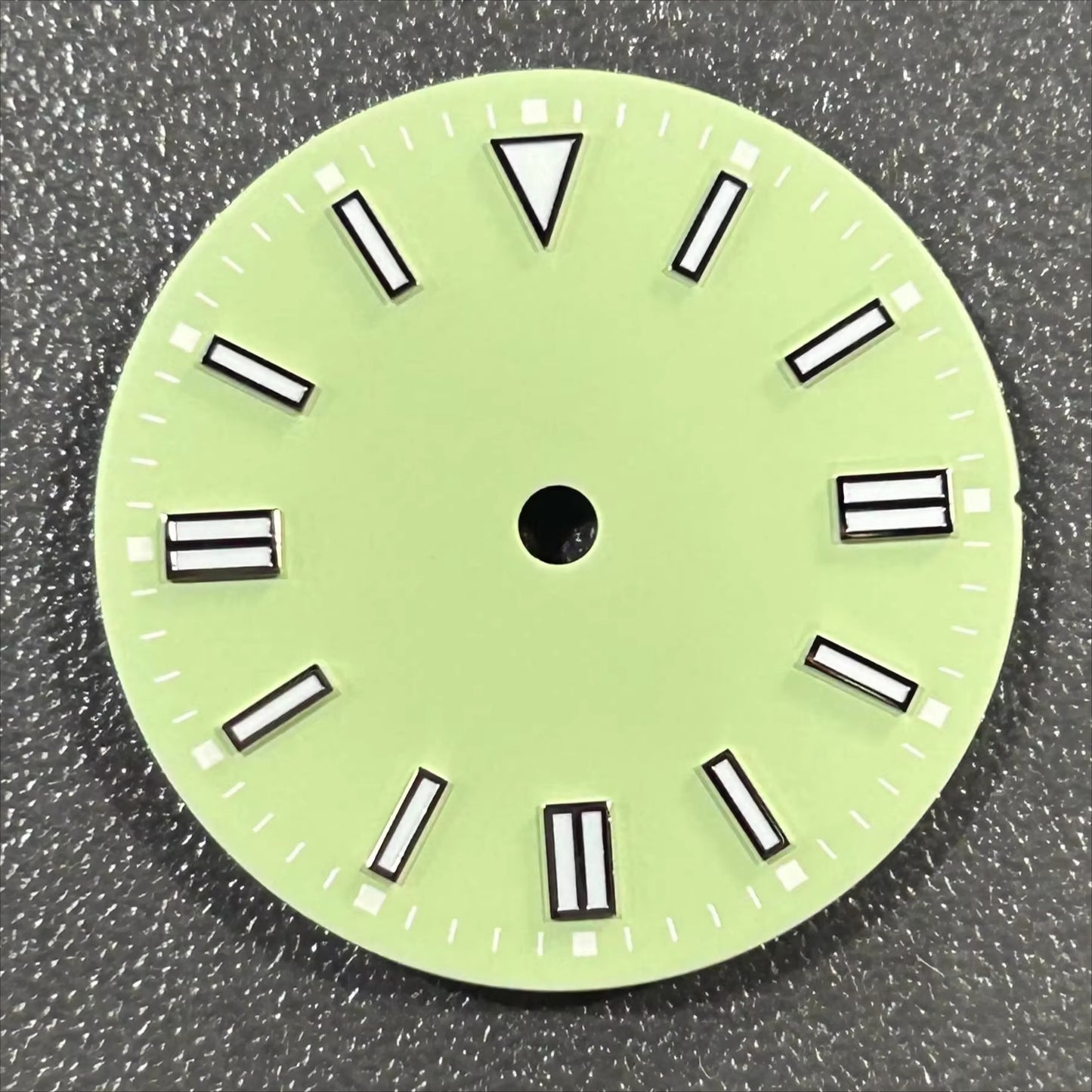 28.5mm Blue Lume Light Green Watch Dial For ETA2836 2824 Miyota 8205 8215
