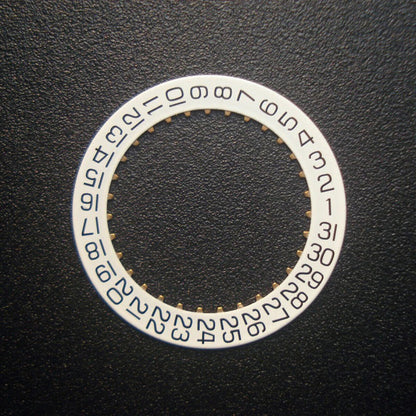 Date wheel disc replacement set for ETA 2804-2 watch movement, 2 of 5PCS, precision repair parts.