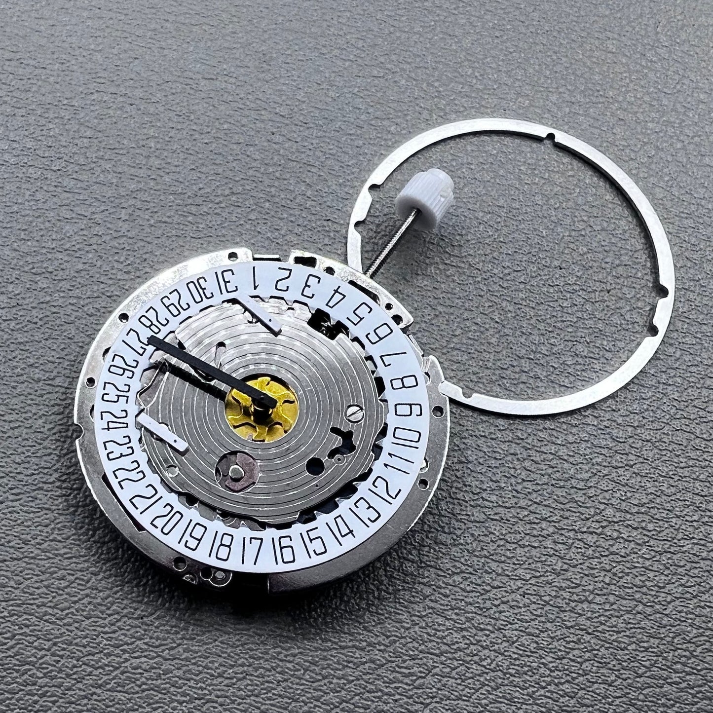 ISA 8161 Quartz Movement Date@6 White Disk 6 Hands ISA 8171 Replacement