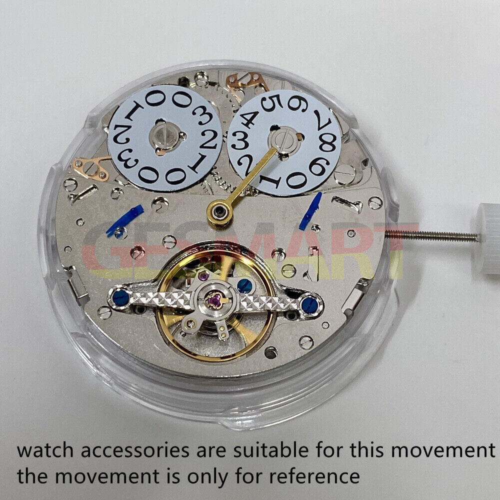 Complete balance wheel assembly for Shanghai watch movement, essential precision timekeeping part.
