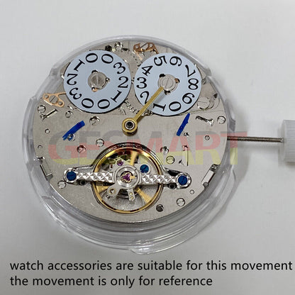 Complete balance wheel assembly for Shanghai watch movement, essential precision timekeeping part.