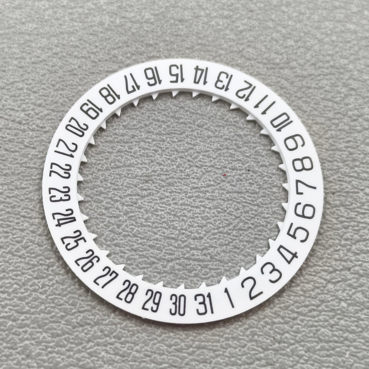 White Special Font Date Disk Wheel Date Wheel for Miyota 8215 Movement Date@6