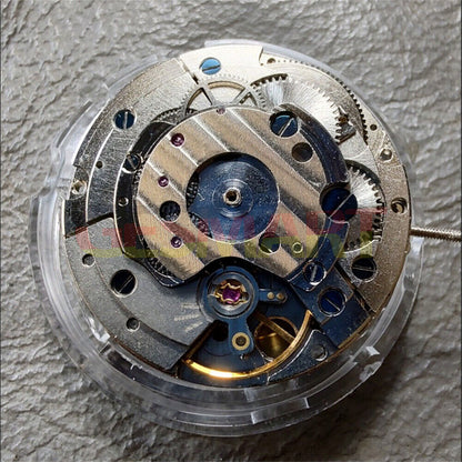 Asian Automatic mechanical watch with small second at 9 o?clock, rotor-free oscillating weight design