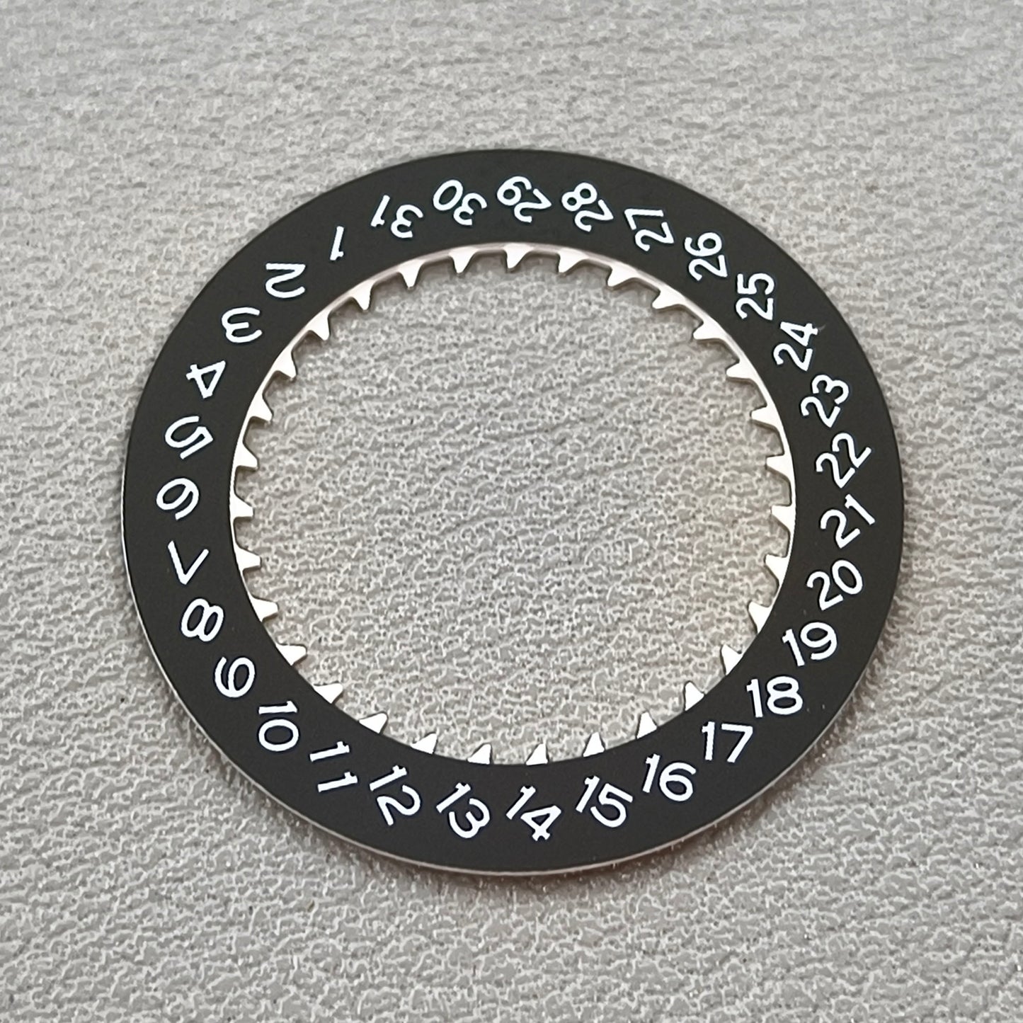 Date@3 Level Font Black Date Disk Wheel Date Wheel for NH35 Movement