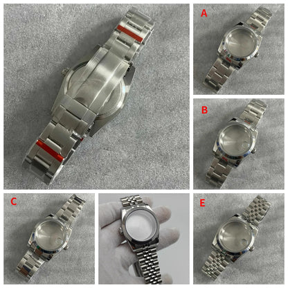 36mm Watch Case Set Sapphire Glass with Calendar Window for NH35/NH36/4R