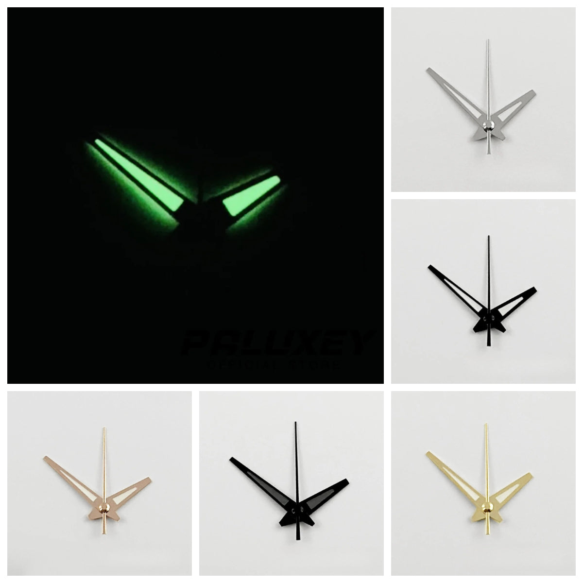 Multi-Color Watch Hands Pointers for NH35 4R35 NH36 4R36 7002 Green Luminous