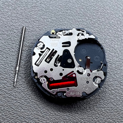 Japan Hattori VH63 VH63A 3 Hands 3 Eyes (3, 6, 9) Watch Quartz Movement