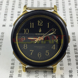 36mm China Made Manual Mechanical Watch 17 Jews Black Dial Luminous Hands