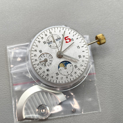Dandong 7751 Movement Multifunctional Automatic Mechanical Movement 8 Hands
