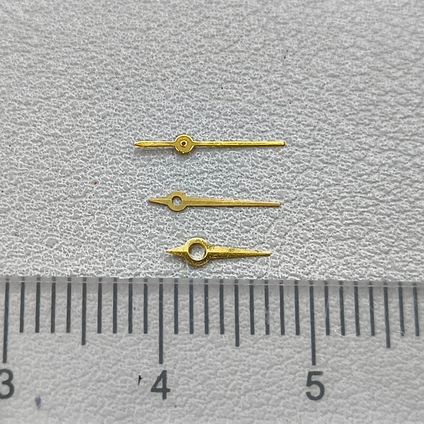 2 Sets/Pack Golden Trims Watch Hands for Ronda 785 Quartz Movement