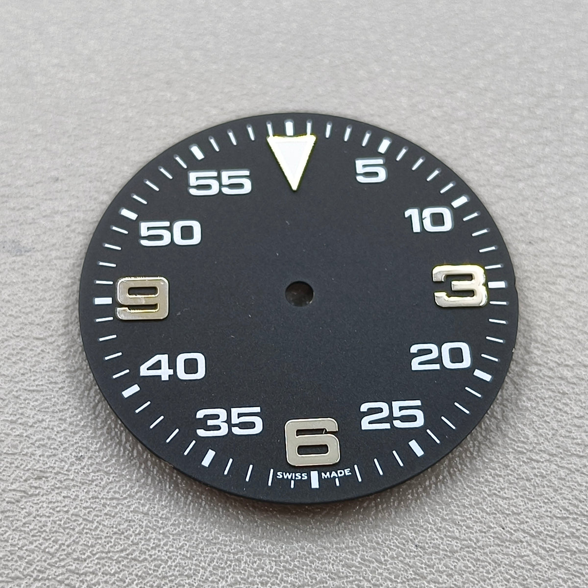 31mm Blue Lume Solid Black BGW9 Watch Dial Fit for NH35 Movement