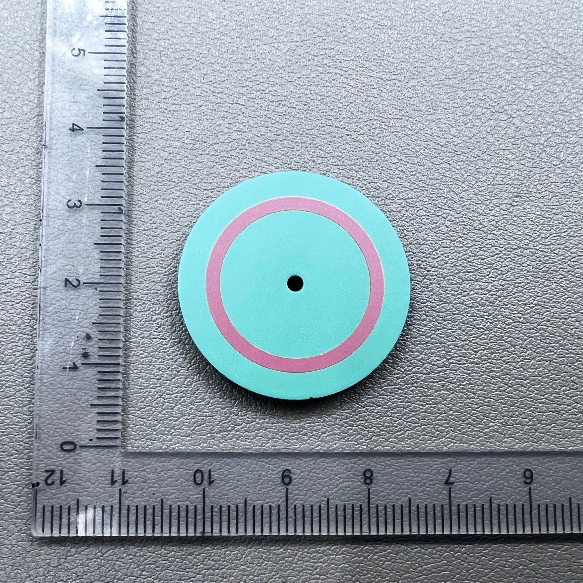 Light green and pink 28.5mm watch dial for Miyota 8215 8200 movement